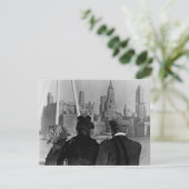 Vintage Verlobung Ankündigung (Stehend Vorderseite)