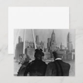 Vintage Verlobung Ankündigung (Vorne/Hinten)