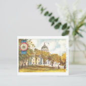 Vintage Vermont-Hauptstadt mit Siegel Postkarte (Stehend Vorderseite)