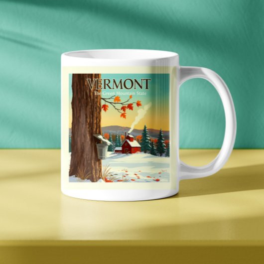 Vintage Vermont Kaffeetasse