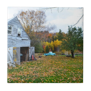 Vintage Vermont Szene Kachel