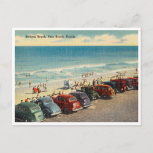Vintage Vero Beach, Florida Postkarte