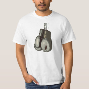 Vintage Verpacken-Handschuhe T-Shirt