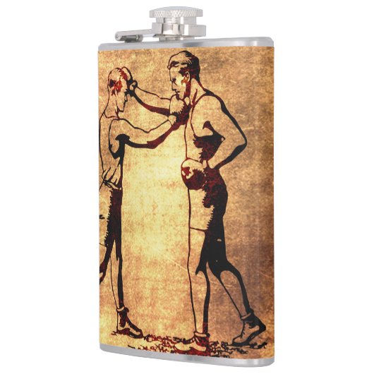 Vintage Verpackenmänner Flachmann (Links)