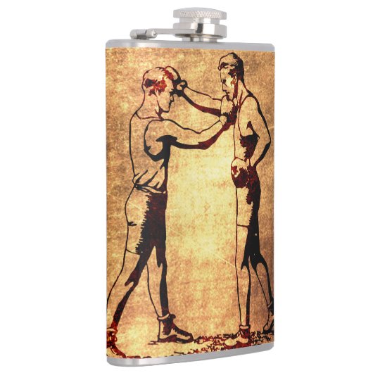 Vintage Verpackenmänner Flachmann (Rechts)