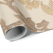 Vintage Verpackungs-Papier-Rolle der Geschenkpapier (Rolleneckpunkt)