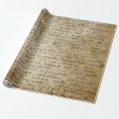 Vintage Verpackungs-Papier-Rolle der Geschenkpapier (Ungerollt)