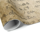 Vintage Verpackungs-Papier-Rolle der Geschenkpapier (Rolleneckpunkt)