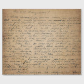 Vintage Verpackungs-Papier-Rolle der Geschenkpapier (Flach)