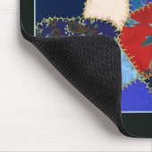 Vintage verrückte Steppdecke Mousepad (Ecke)