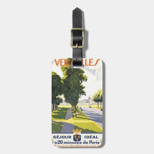 Vintage Versailles Gepäckanhänger (Vorderseite vertikal)