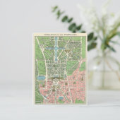 Vintage Versailles Karte (Stehend Vorderseite)