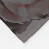 Vintage verschwommene monochrome und farbige Rot, Fleecedecke (Ecke)