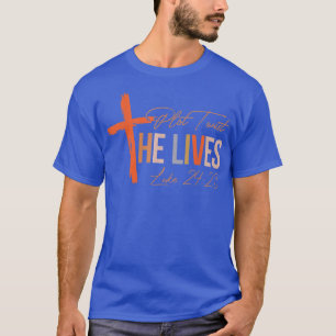 Vintage Verschwörung Drehung Er lebt Cross Funny C T-Shirt