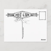 Vintage VERTE ART DECO MIDSUMMER-NACHT Postkarte (Rückseite)