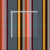 Vintage vertikale Streifen Elegant Unisex Warm gra Stoff (Kachel)