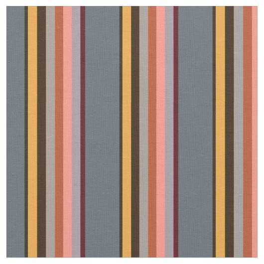 Vintage vertikale Streifen Elegant Unisex Warm gra Stoff (Nahaufnahme)