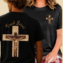 Vintage "Vertraue Jesus" Weihnachten Männer Frauen