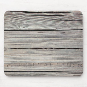 Vintage verwitterter Holz Hintergrund - Altes Bret Mousepad