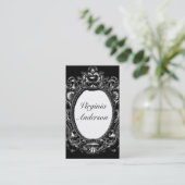 Vintage Verzierte Frame Berufliche Visitenkarte (Stehend Vorderseite)