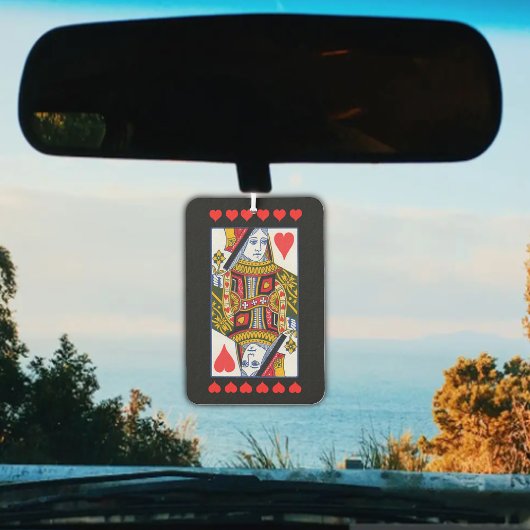 Vintage Verzierte Königin mit Herz Autolufterfrischer