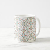 Vintage verzierte nahtlose Grenze im östlichen Sti Kaffeetasse (VorderseiteRechts)