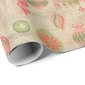 Vintage Verzierungen Geschenkpapier (Rolleneckpunkt)