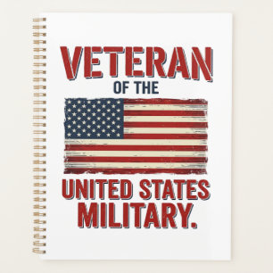 Vintage Veteran USA-Flagge Militär-Vektor-Design_1 Planer
