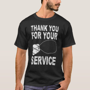 Vintage Veteranen danken Ihnen für Ihre Service-Au T-Shirt