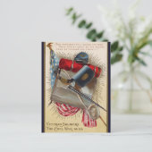 Vintage Veteranen des Zivilen Krieges Postkarte (Stehend Vorderseite)