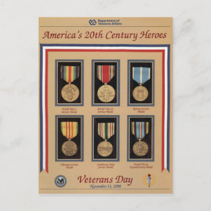 Vintage Veterans day, 1998 - Postkarte