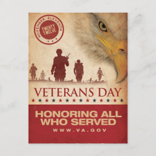 Vintage Veterans Day, 2012 - Postkarte