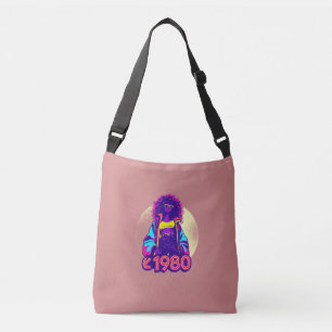 Vintage Vibe 1980er Inspirierte Body-Bag Tragetaschen Mit Langen Trägern