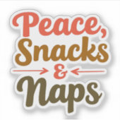 Vintage Vibe Sticker (Vorderseite)