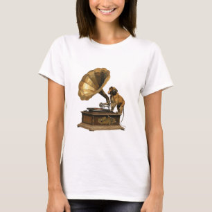 Vintage Vibes: Affe-DJ mit Grammophon T-Shirt