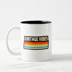 Vintage Vibes Zweifarbige Tasse