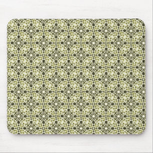 Vintage Vibrance Damast-Mauspad, Olivin Mousepad