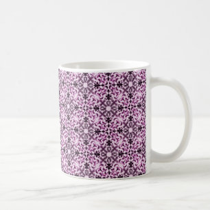 Vintage Vibrance Damast-Tasse, Wisteria Kaffeetasse