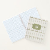 Vintage Victorian Botanical Traditional Lines Notizblock (Innenseite)