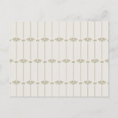 Vintage Victorian Botanical Traditional Lines Postkarte (Vorderseite)