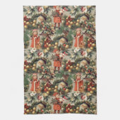 Vintage Victorian Christmas Baubles Geschirrtuch (Vertikal)