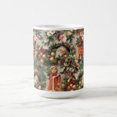 Vintage Victorian Christmas Baubles Kaffeetasse (Mittel)