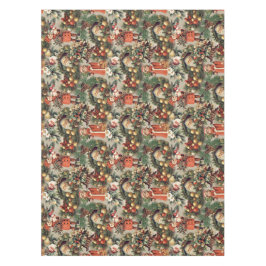 Vintage Victorian Christmas Baubles Tischdecke