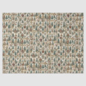 Vintage Victorian Christmas Collage | Retro Santa  Seidenpapier (Vorderseite)