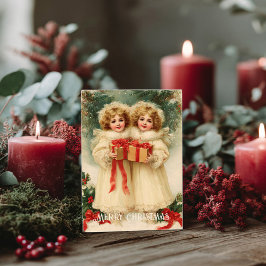 Vintage Victorian Christmas Postcard Postkarte