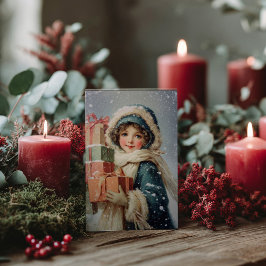 Vintage Victorian Christmas Postcard Postkarte