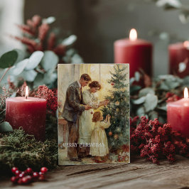 Vintage Victorian Christmas Postcard Postkarte