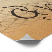 Vintage Victorian Circus  Poster (Ecke)