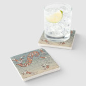 Vintage Victorian Circus  Steinuntersetzer (Seitenansicht)