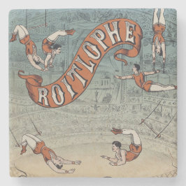 Vintage Victorian Circus  Steinuntersetzer